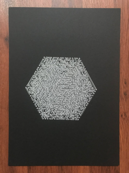 0024 - Pen Plot of generated pattern