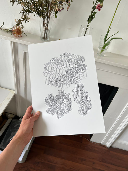 Pen Plot of generated art