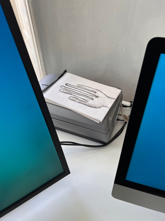 0055 - Charcoal hand drawing