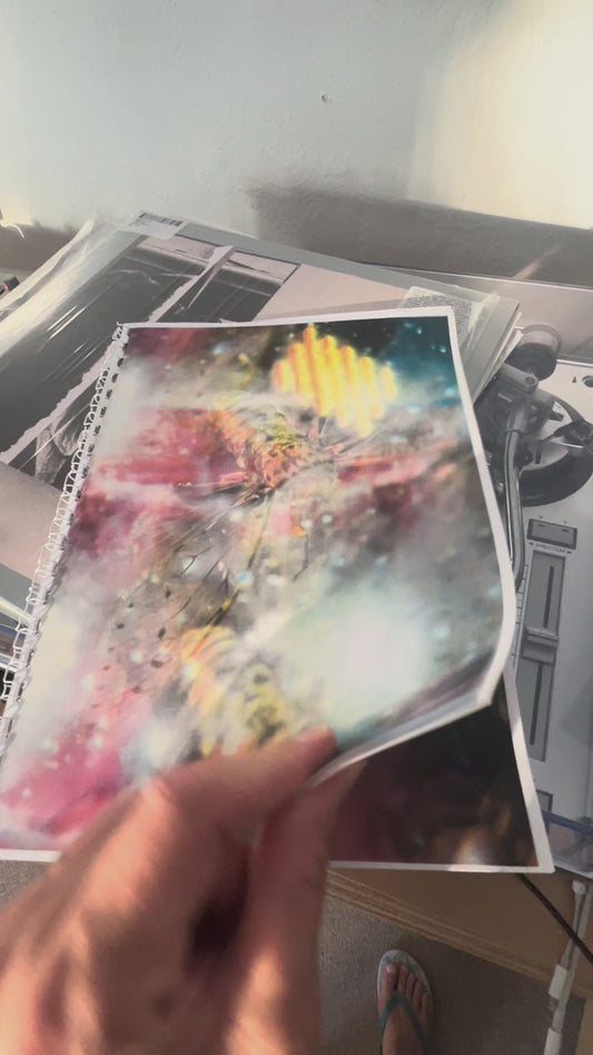 0124 - ring bound photobook about the unknown dreams