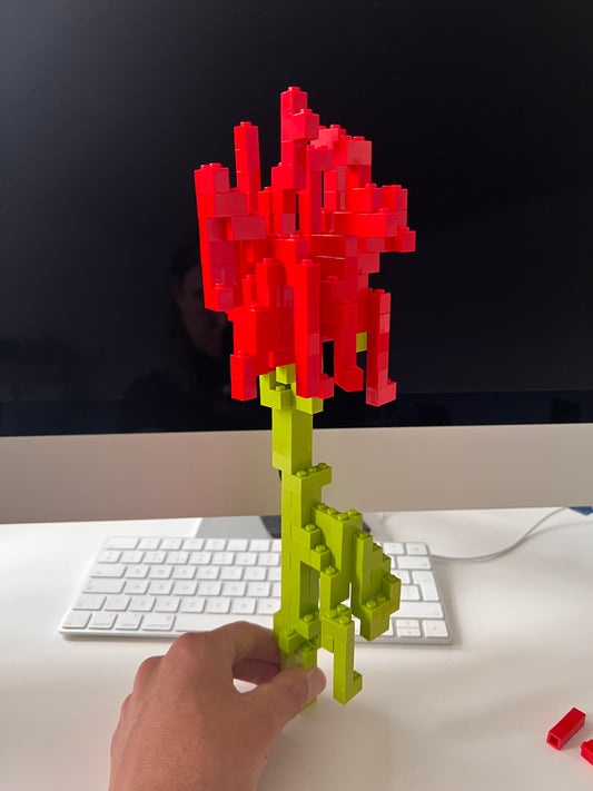 0046 - Flower made of Lego